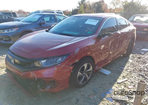 2020 Honda Civic Lx z USA, uszkodzony, nr VIN 2HGFC2F67LH563542